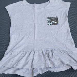 Justice sequin tee shirt